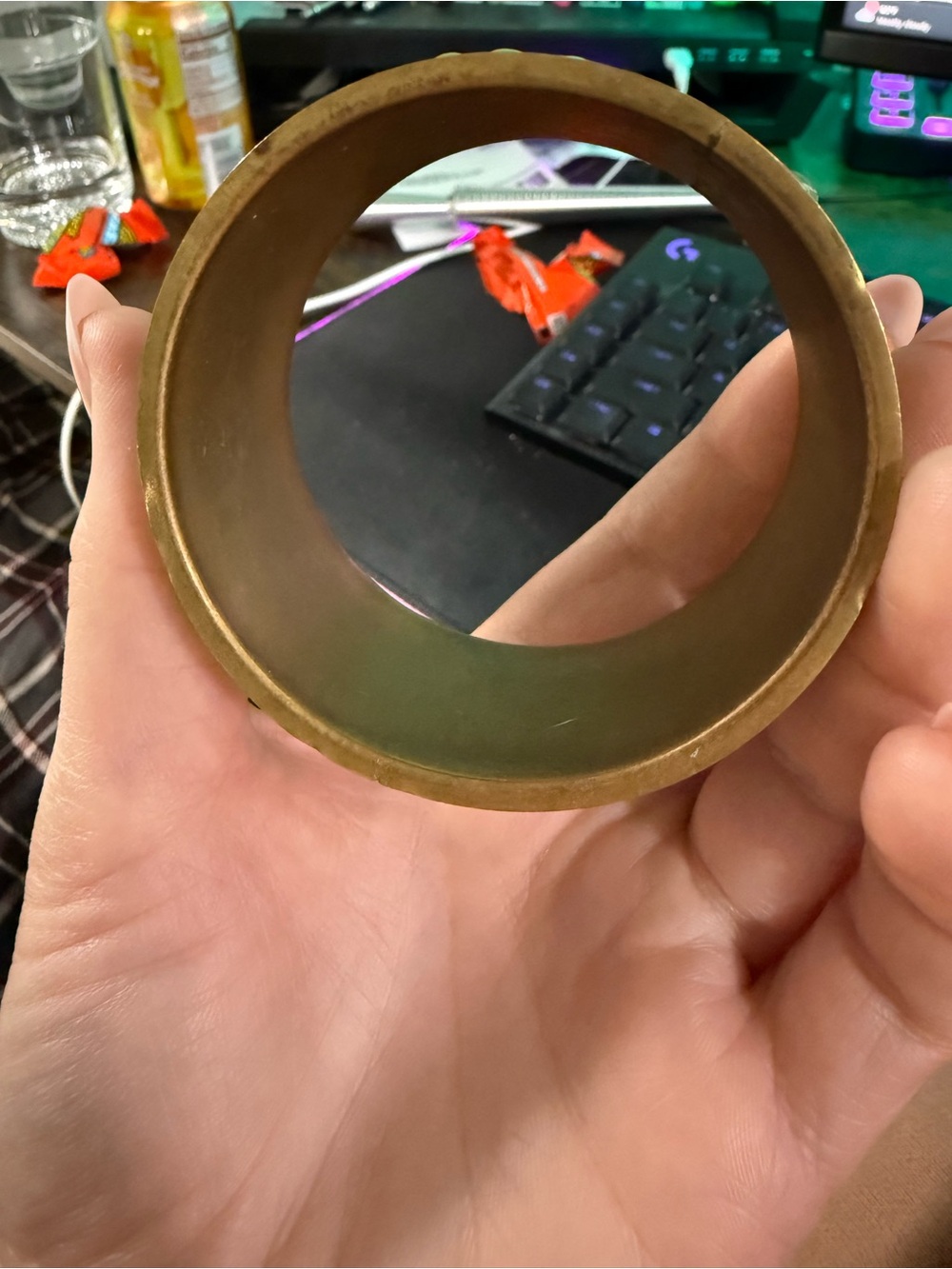 Brass Decorative bengal - Gold Finish